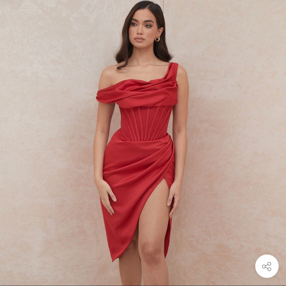 House of CB red dress